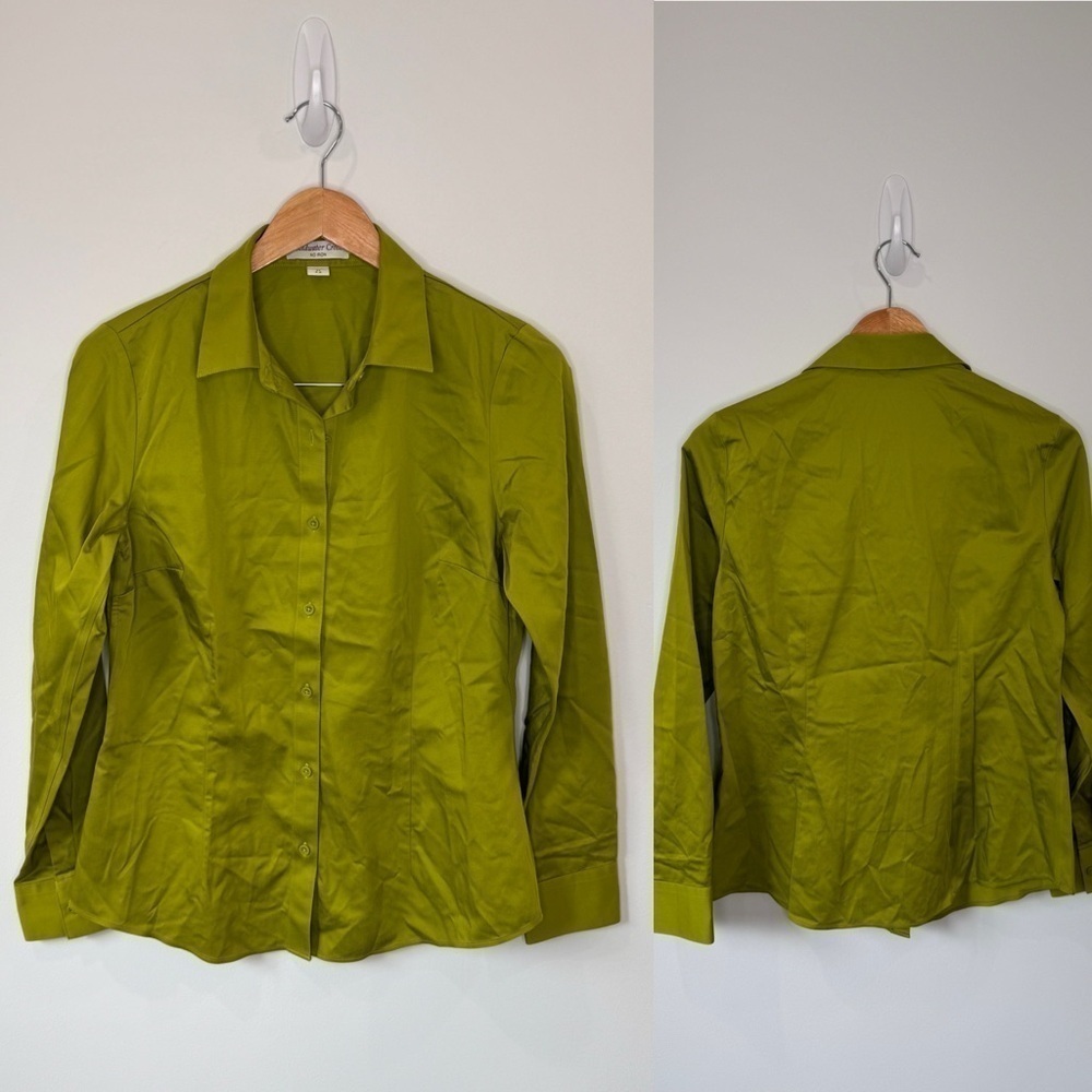 Coldwater Creek No Iron Green Women’s Button Up (XS)